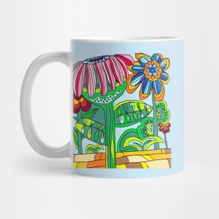 My garden full of flowers, Flower patterns Mug